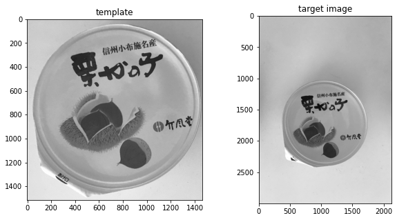 テンプレートマッチングで画像から物体をみつける