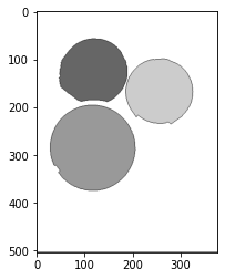 Watershedで領域検出